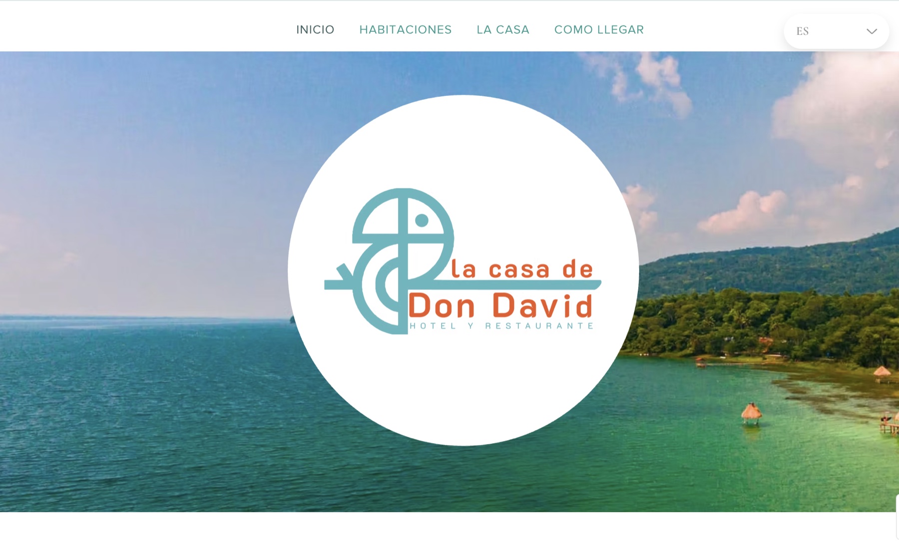 La Casa de Don David website homepage